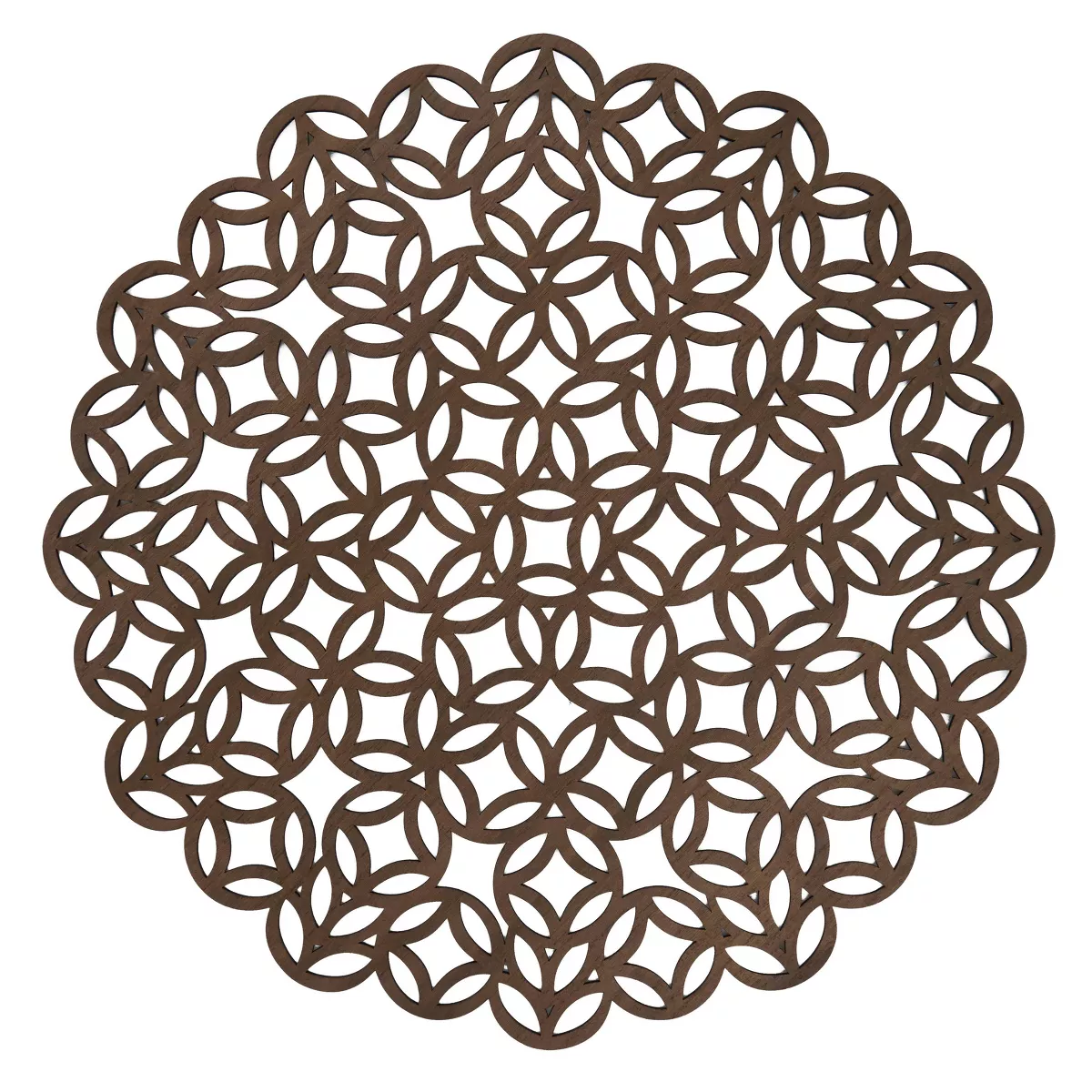 4pk Wood Laser Cut Tablemats - Saro Lifestyle
