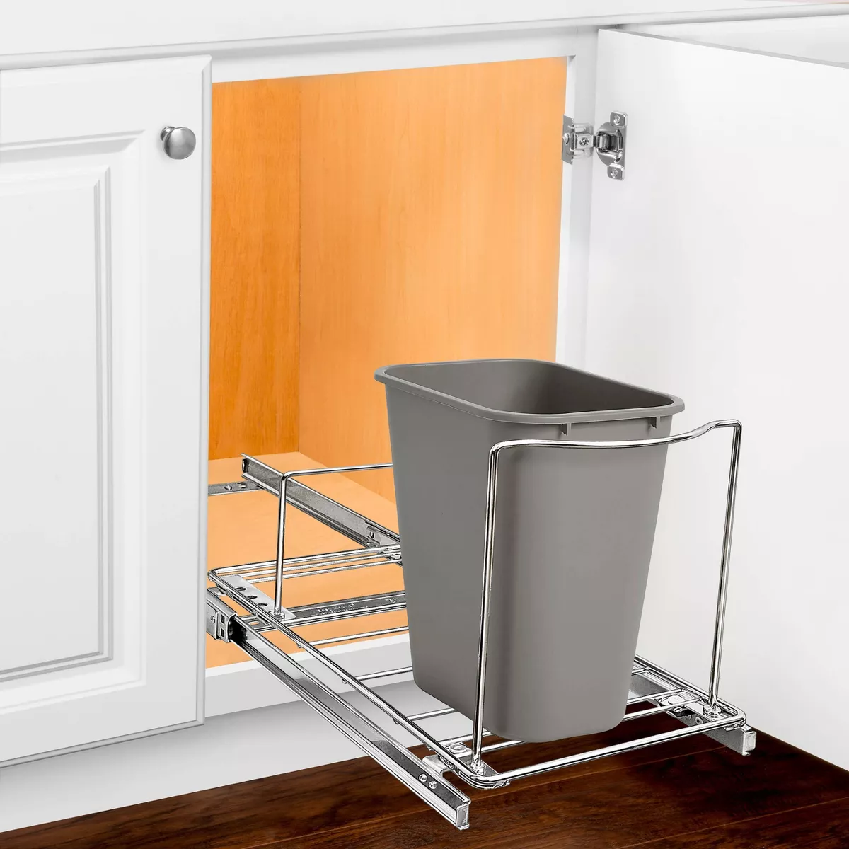 Lynk Professional Pull Out Bin Holder - Sliding Cabinet Organizer