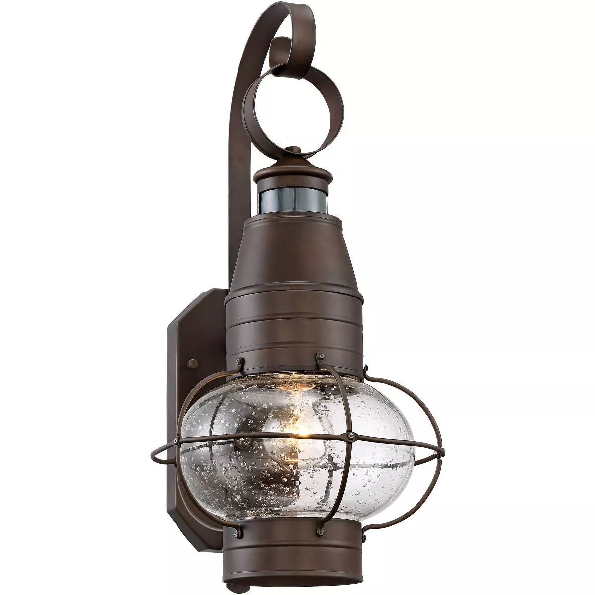 John Timberland Nautical Outdoor Light Fixture Oil Rubbed Bronze Lantern 19 3/4