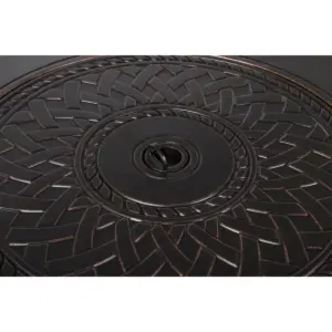 Wagner Aluminum Round LPG Fire Pit - Fire Sense