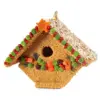 Home & Garden 6.0" Fruit Casita Christmas Bird Seed House Mr Bird - Bird And Wildlife Food