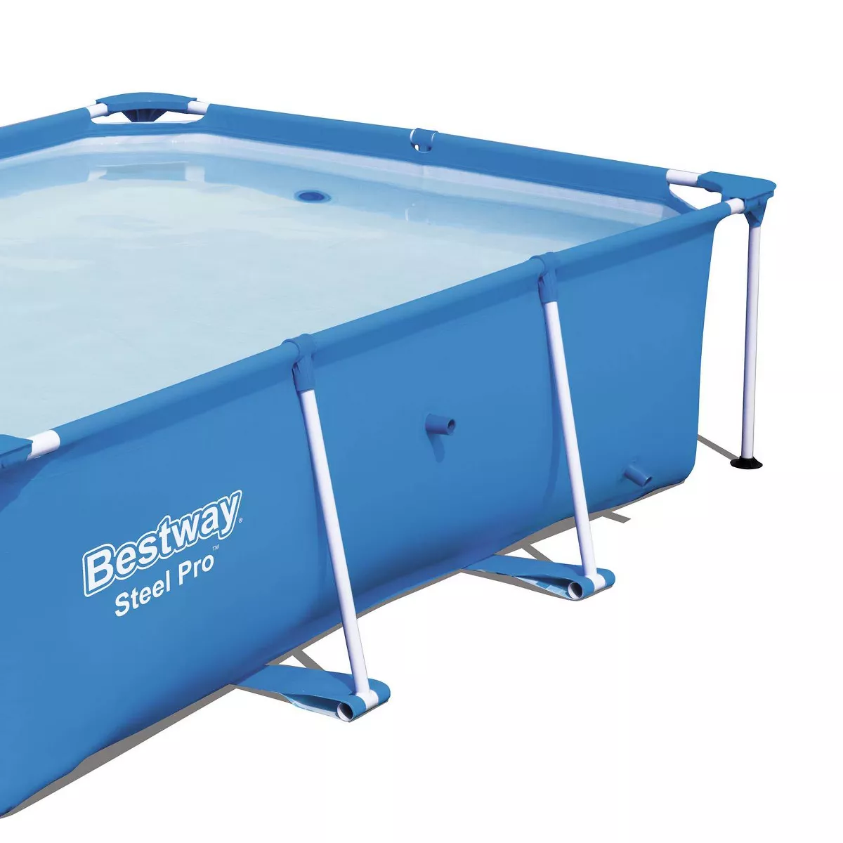 Bestway Steel Pro 8.5' x 5.6' x 2' Rectangular Ground Swimming Pool (Pool Only)