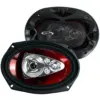 2) BOSS CHAOS CH6950 6x9" 5-Way 600W Car Coaxial Audio Stereo Speakers Pair