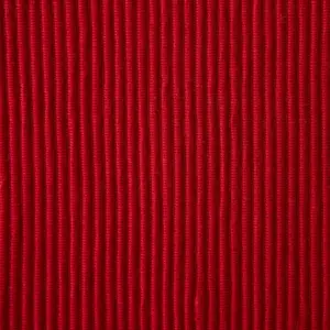 Set of 6 Ribbed Placemat Red - Design Imports