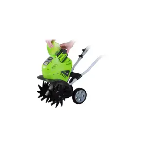 Greenworks 27062A 40V G-MAX Cordless Lithium-Ion 10 in. Cultivator (Tool Only)