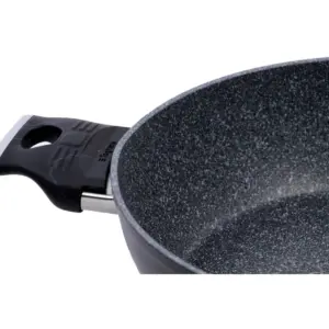 Tognana Sphera Black Aluminum 9.5 Inch Round Pot