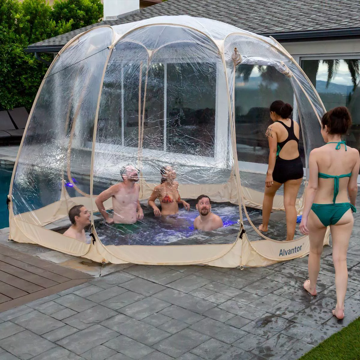 12' x 12' Bubble Tent Pop Up Gazebo - Alvantor