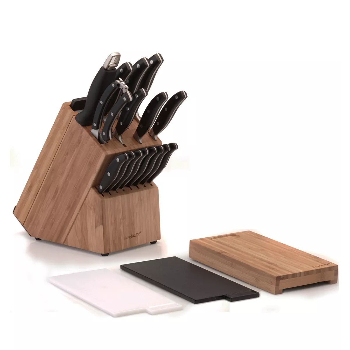 BergHOFF Essentials 20pc Stainless Steel Cutlery Set with Block