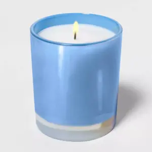 7oz Iridescent Glass Jar 'Thank You' Watermint and Blossom Candle - Opalhouse™