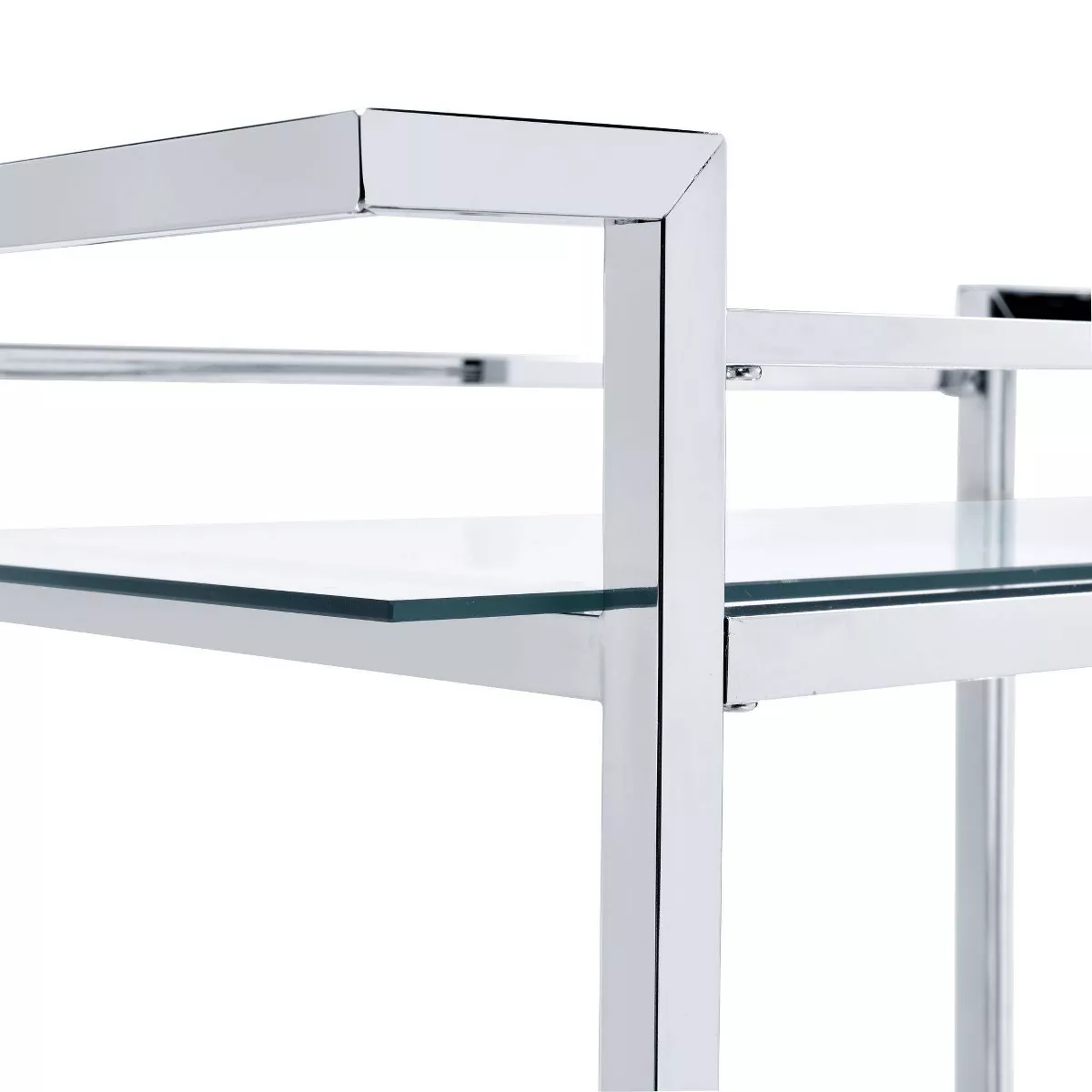 Lucca Bar Cart Chrome - Picket House Furnishings