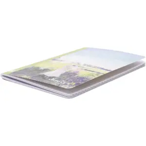 The Gifted Stationary 6-Pack A5 Claude Monet Travel Pocket Softcover Journal Lined Notebook, 8.25