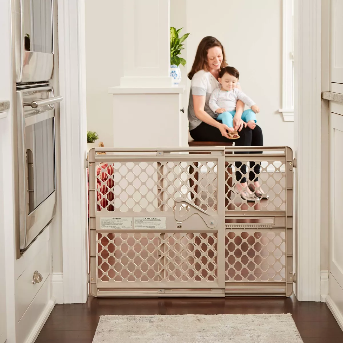 Toddleroo by North States Supergate Select Baby Gate - Sand - 26