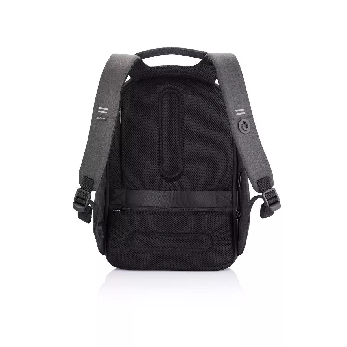 XD Design Bobby Pro Compact Anti Theft Waterproof Travel Laptop Backpack with USB Charging Port, Bottle Holder, and Phone Pouch, Black