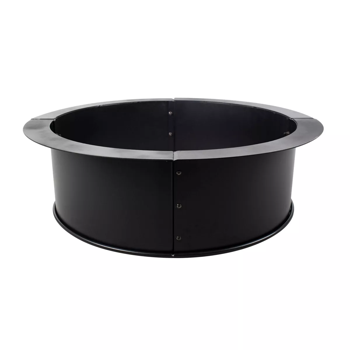 Pleasant Hearth Round Solid Steel Fire Ring