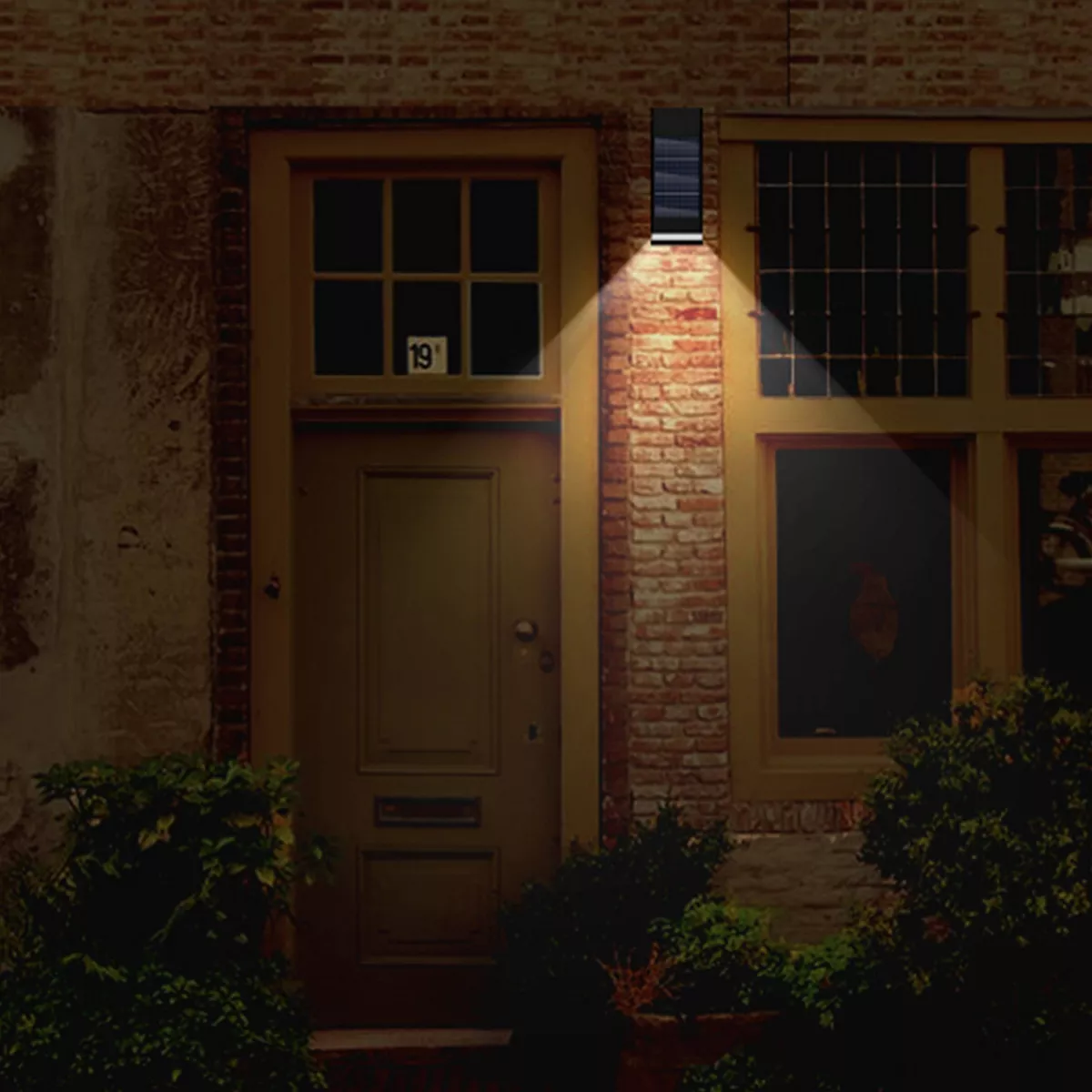 LED Solar Single Direction Solar Outdoor Wall Light - Techko Kobot