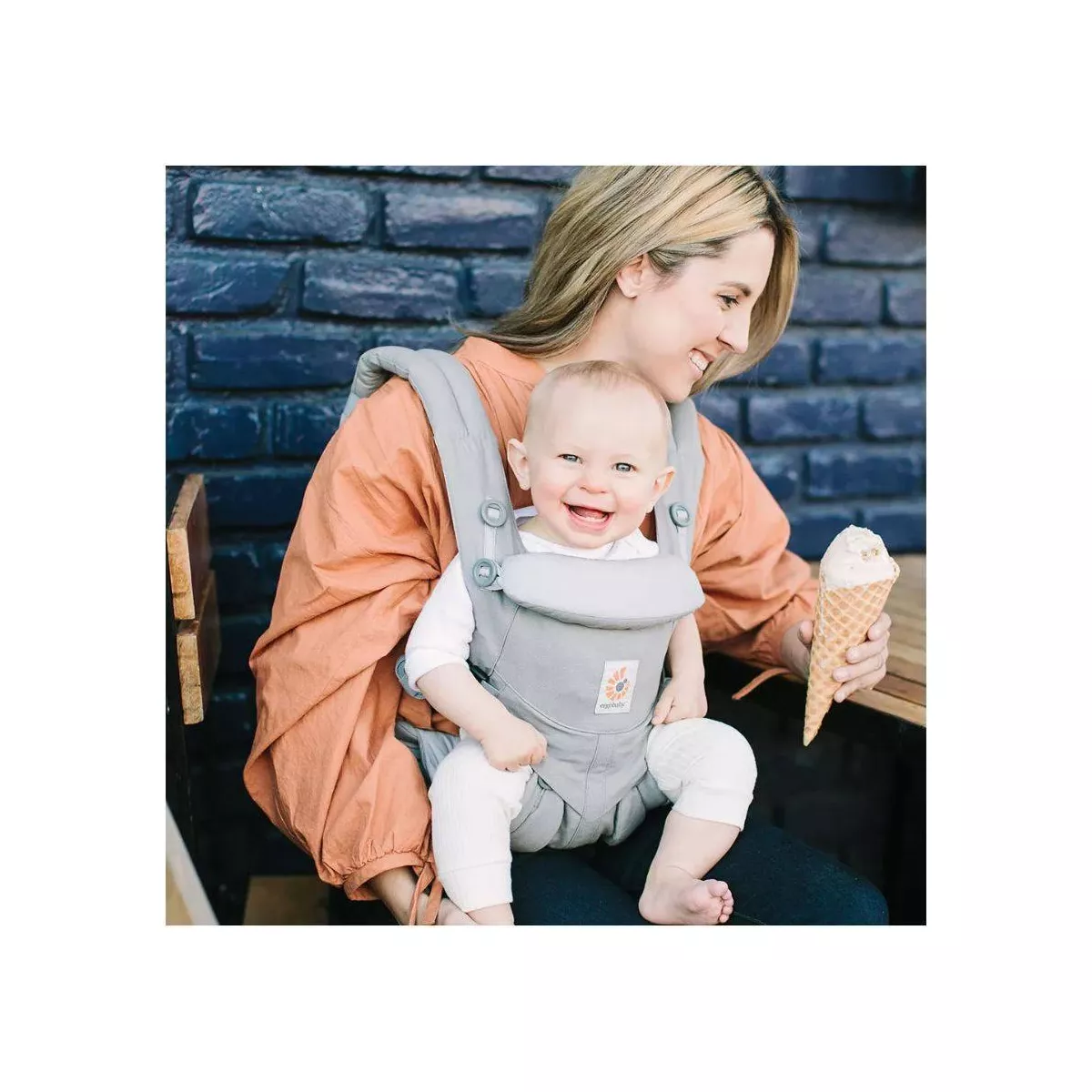 Ergobaby Omni 360 All Carry Positions Ergonomic Baby Carrier - Pearl Gray