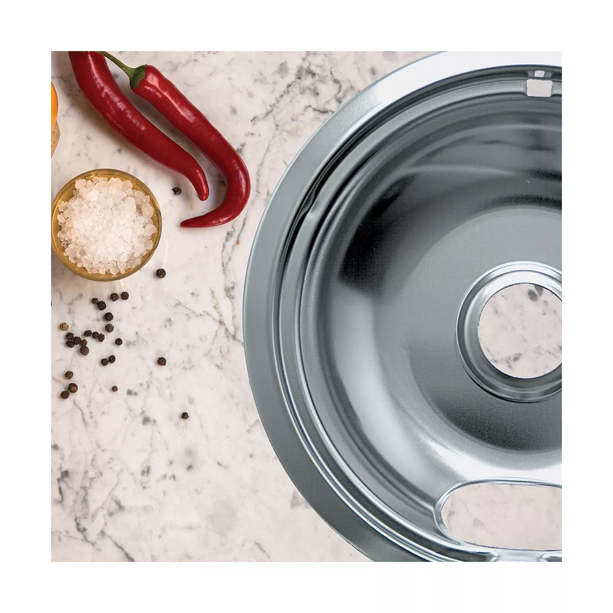 Range Kleen 2pc Chrome Style A Drip Bowls