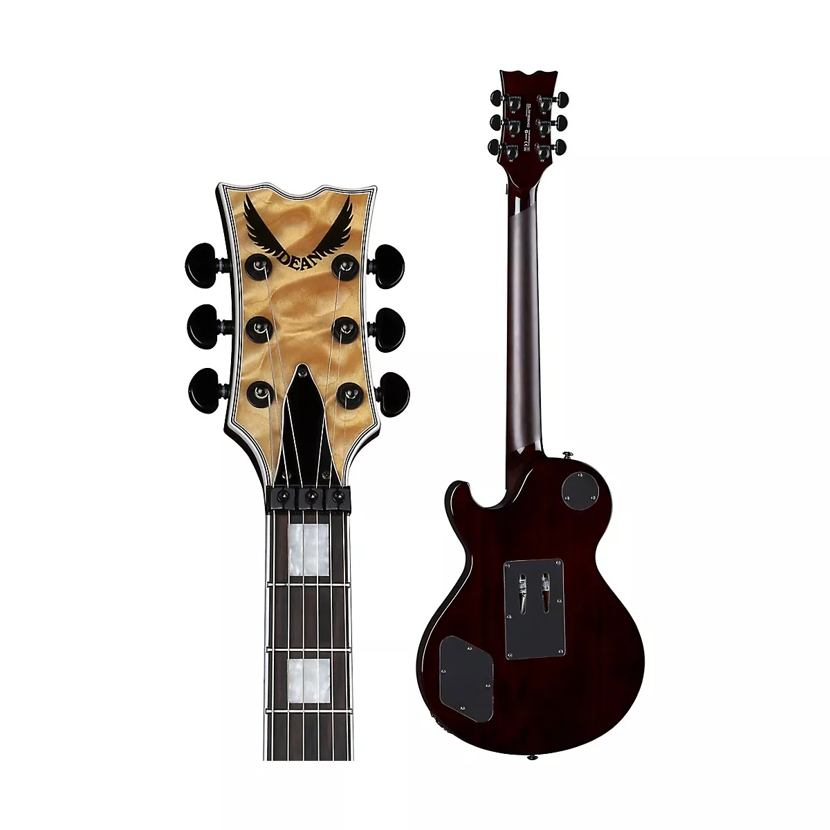 Dean Thoroughbred Select Quilt-top with Floyd Electric Guitar Gloss Natural