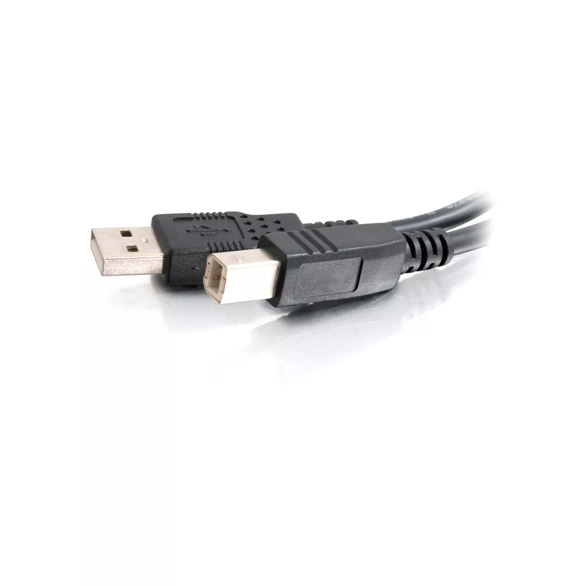 C2G 1m USB 2.0 A to B Cable for Printers and USB Devices - Black - 3ft - Type A Male USB - Type B Male USB - 3.28ft - Black
