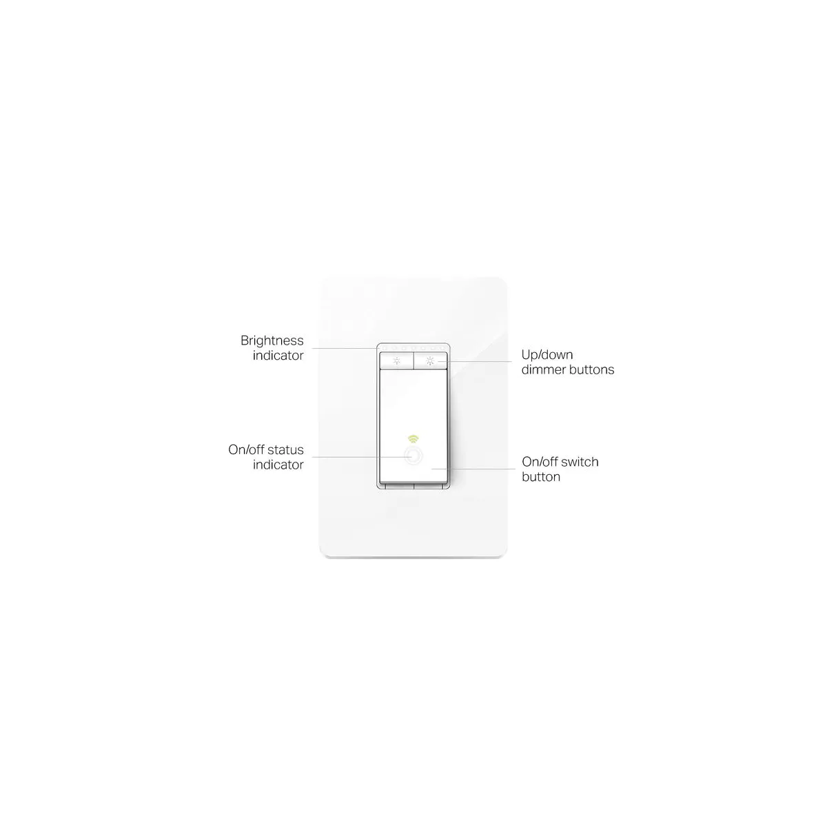 TP-Link Smart Wi-Fi Light Switch, Dimmer (HS220)