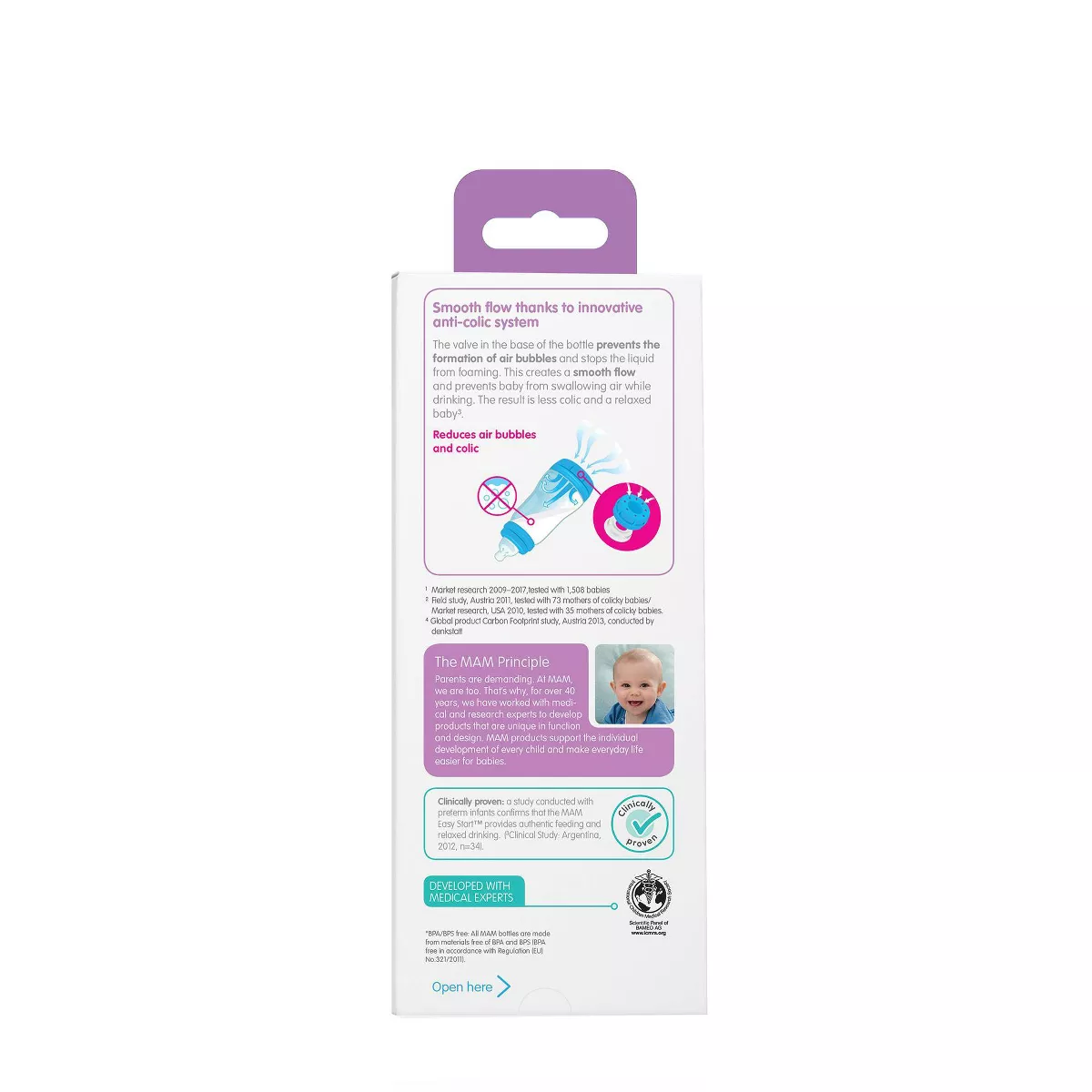 MAM Anti-Colic Bottle, 9oz, 1ct