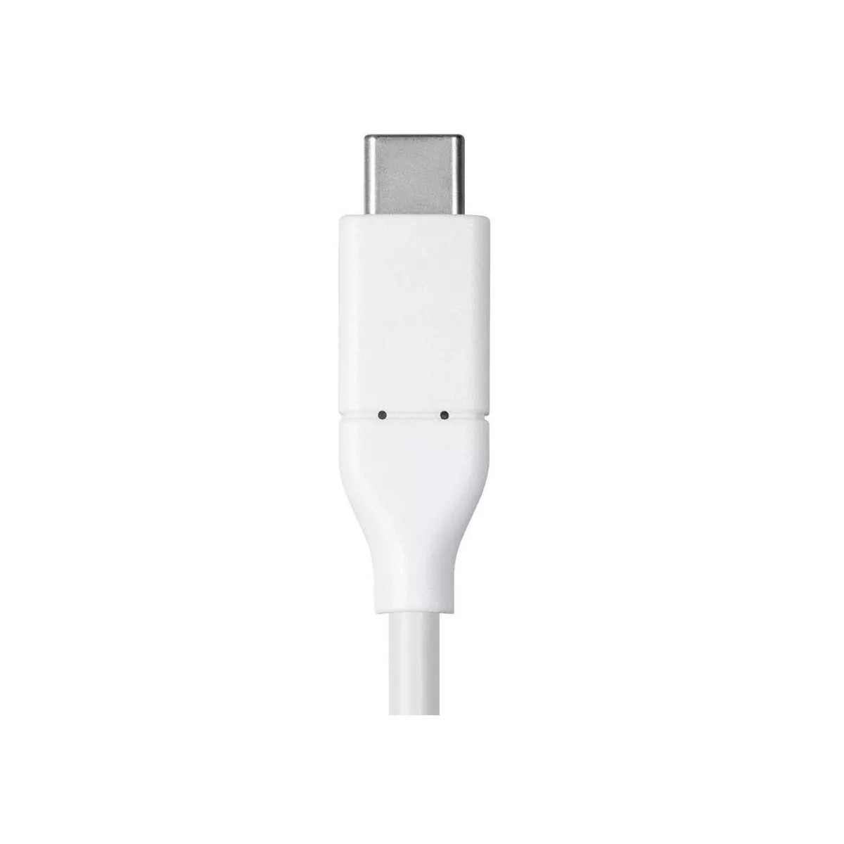 Monoprice USB & Lightning Cable - 2 Meter - White | 2.0 USB-C to USB-C 5A 480 Mbps - Select Series