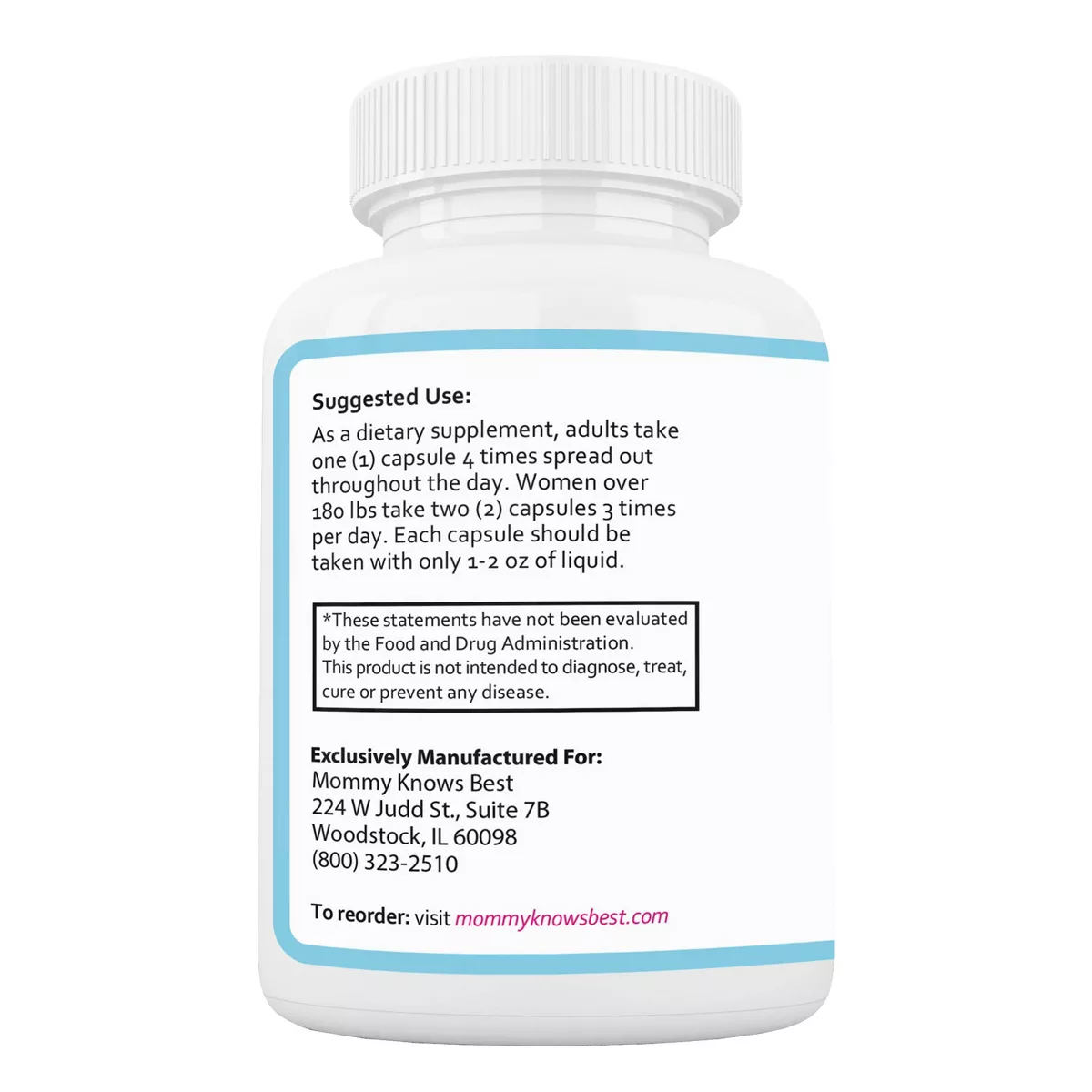 Mommy Knows Best Lactation Supplement - 120ct