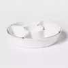 6pc Melamine 5-Section Serving Platter White - Threshold™