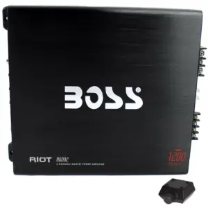 BOSS R6002 1200W 2-Channel MOSFET Power Car Audio Amplifier & Remote (3 Pack)