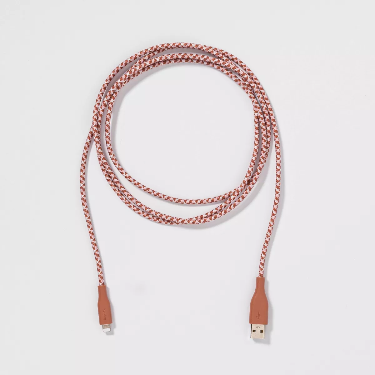 heyday™ 6' USB-A Braided Lightning Cable - Cedar Wood