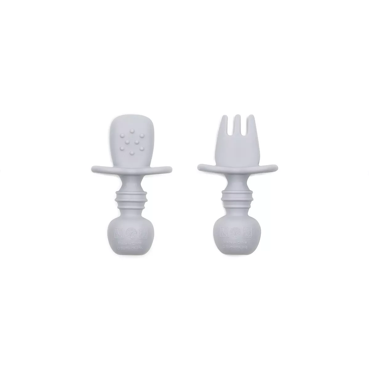 Bumkins Silicone Chewtensils - Gray