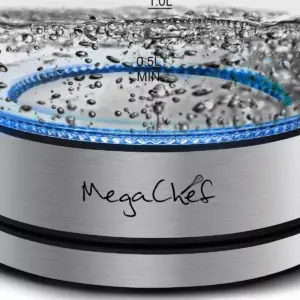 MegaChef 1.8L Electric Cordless Tea Kettle with Tea Infuser
