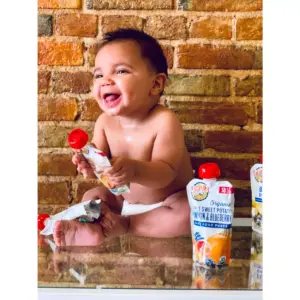 Earth's Best Organic Stage 2 Apple Sweet Potato Pumpkin & Blueberry Baby Food - 4oz