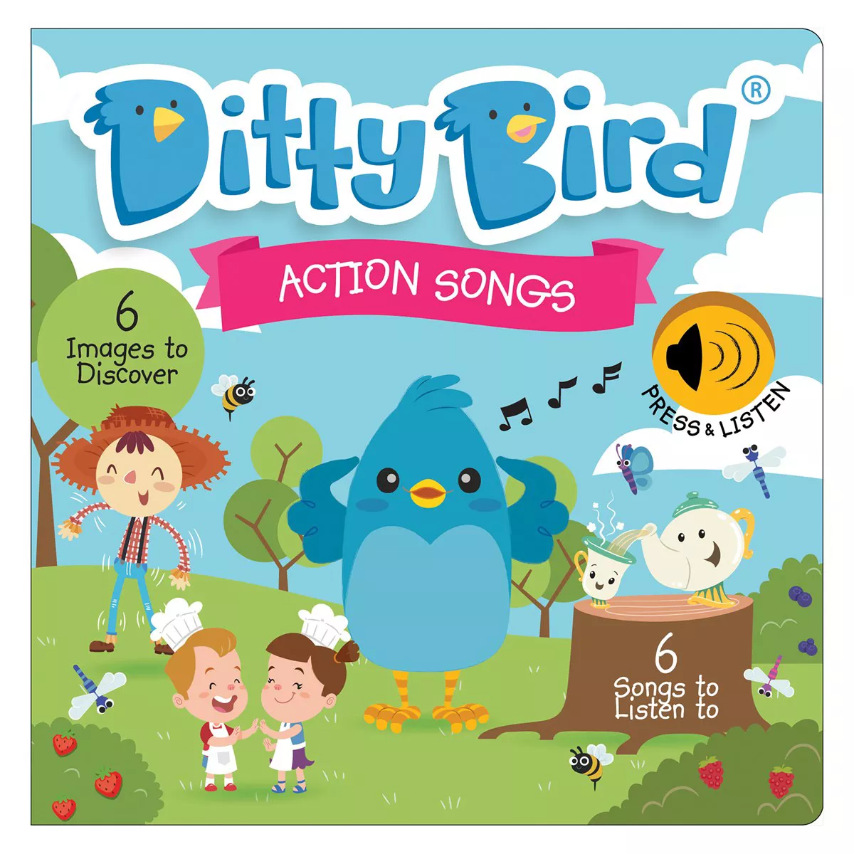 Ditty Bird Children and Action Song Books - Set of 2
