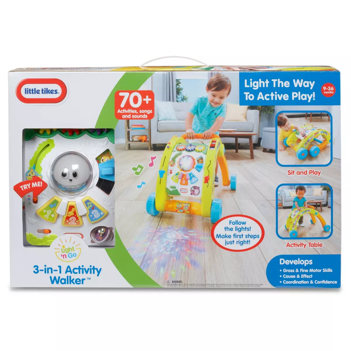Little Tikes Light 'n Go 3-in-1 Activity Walker