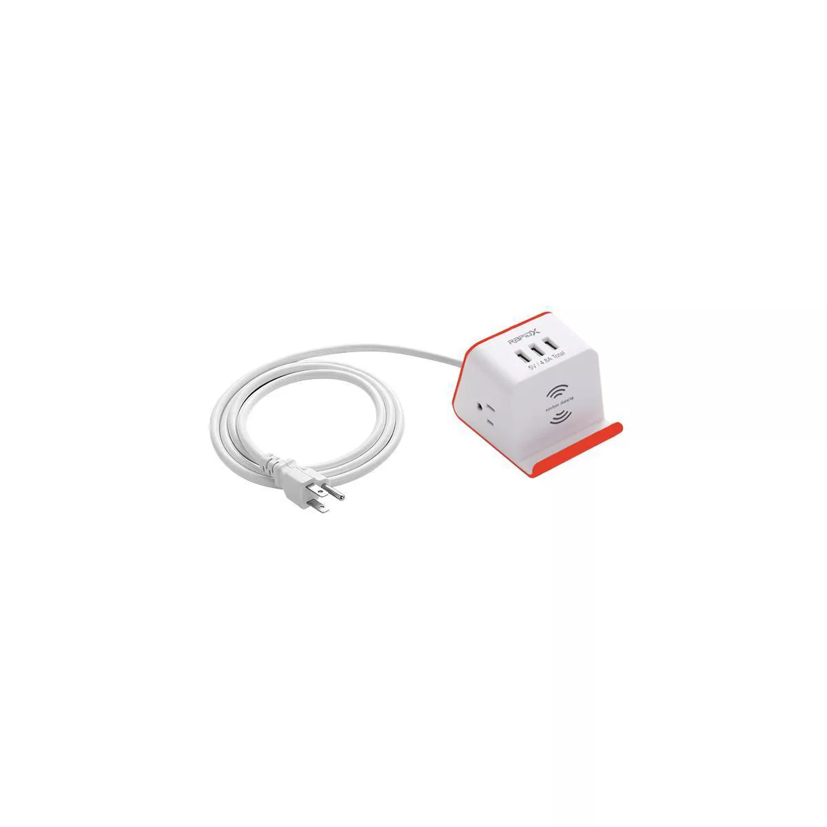 MyDesktop 29W Wireless Charging Stand with 3 USB Ports and 2 Power Outlets