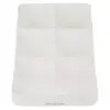 Mind Reader 7 Compartment Coffee Condiment, White