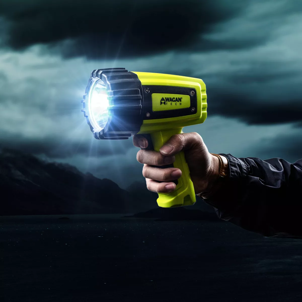 Wagan R600 LED Rechargeable Spotlight - Yellow