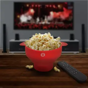 Weight Watchers Elmsley Microwave Popcorn Popper Bowl in Red