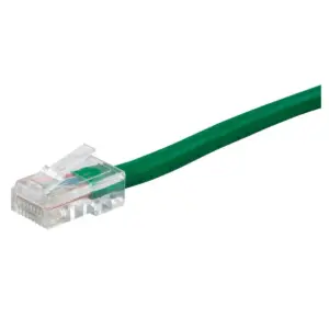 Monoprice Cat5e Ethernet Patch Cable - 25 Feet - Green | Network Internet Cord - RJ45, Stranded, 350Mhz, UTP, Pure Bare Copper Wire, 24AWG - Zeroboot