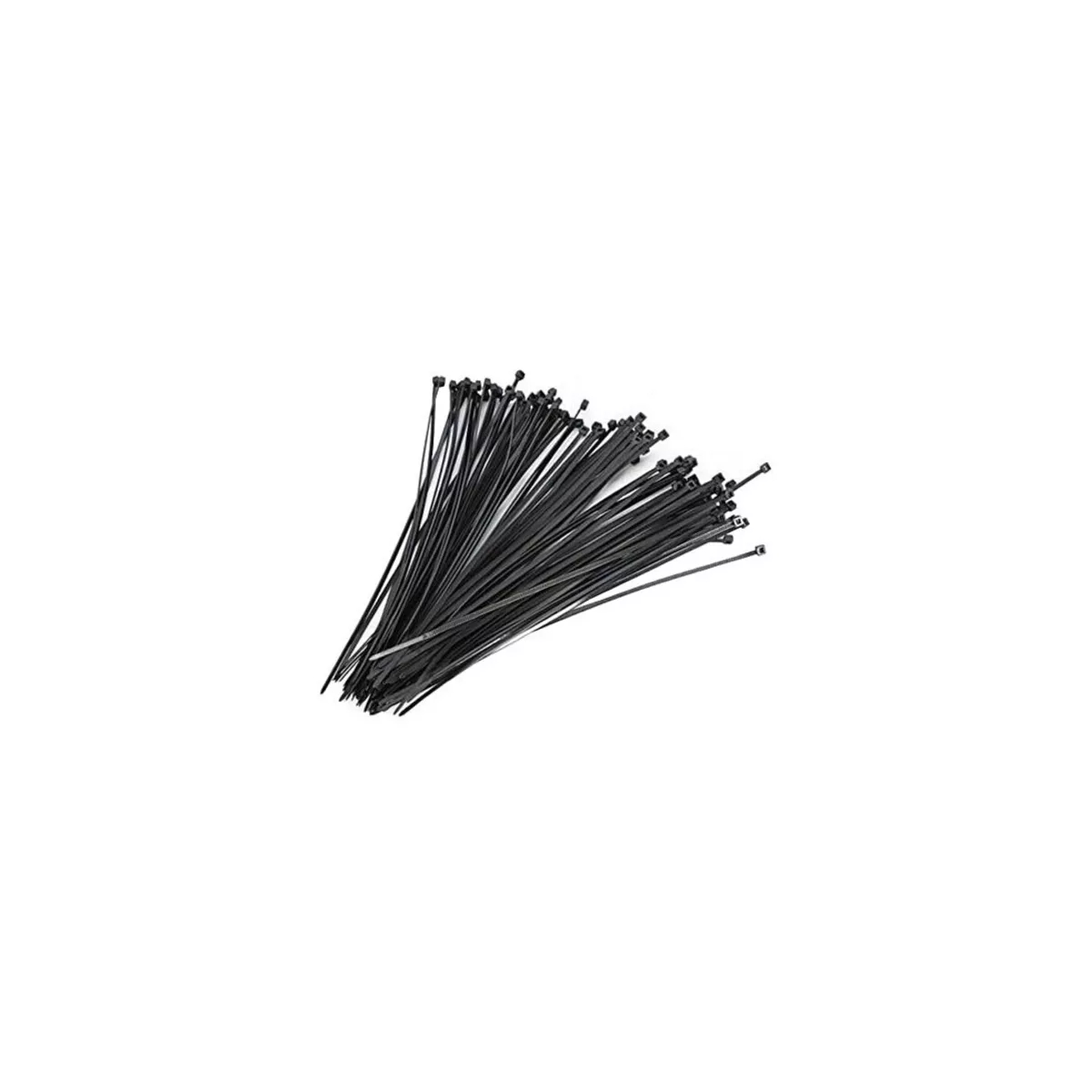 500pk 8in cable ties black nylon zip tie wraps ul taa