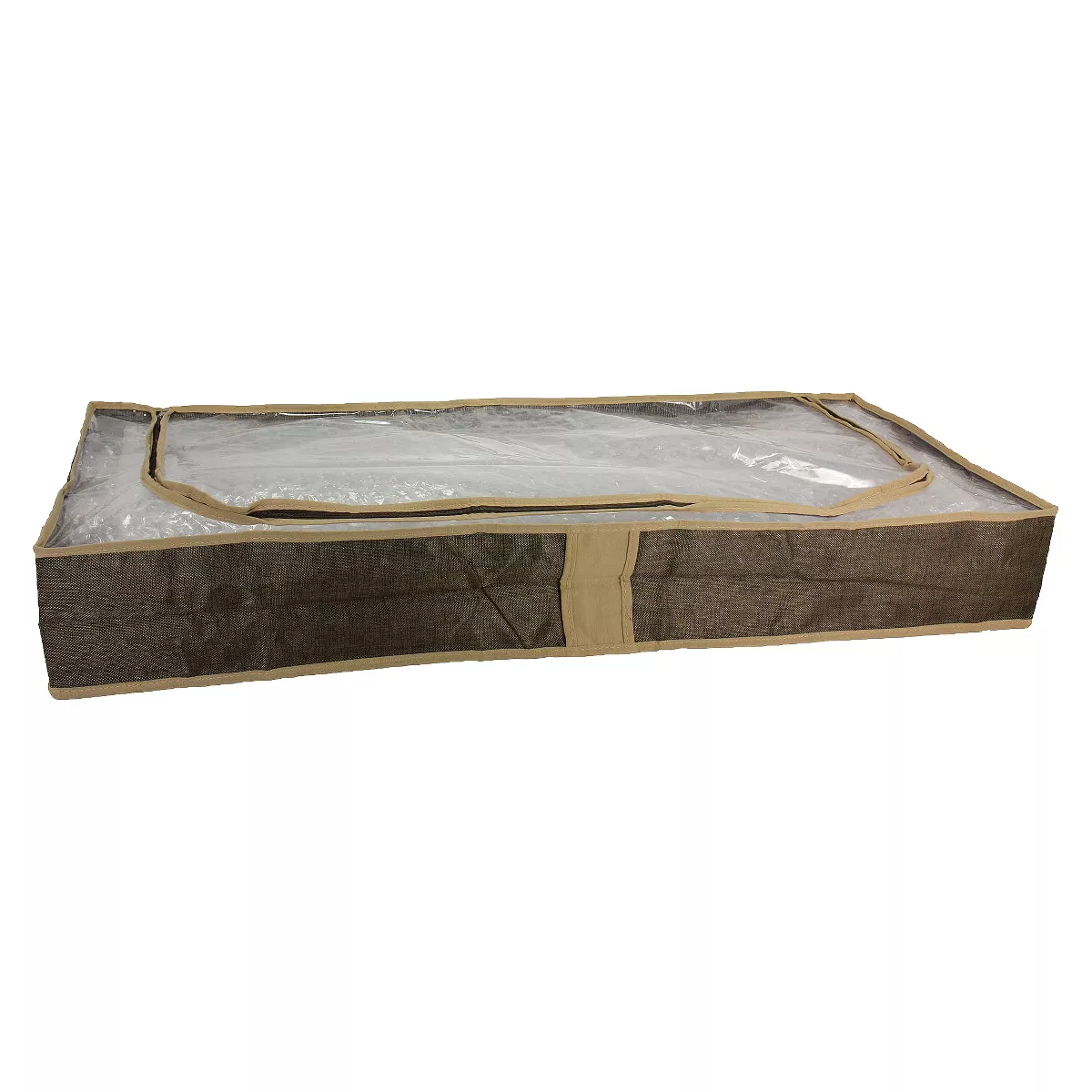 Household Essentials Under Bed Storage Chest Brown