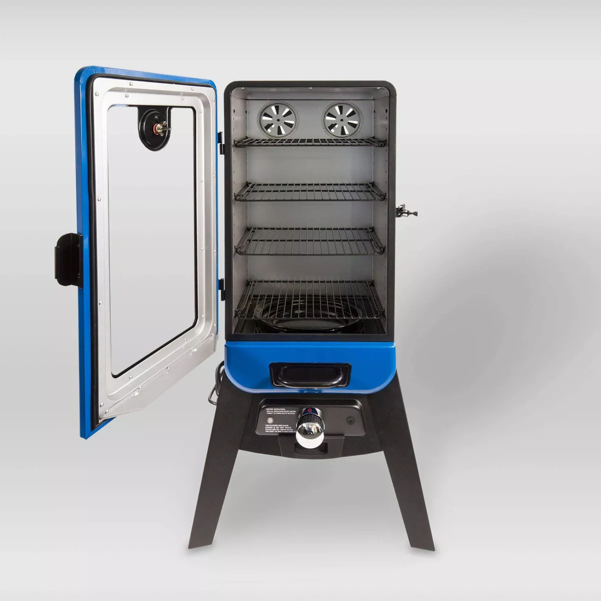Pit Boss 3.2 Electric Smoker with Window 77320 - Blue