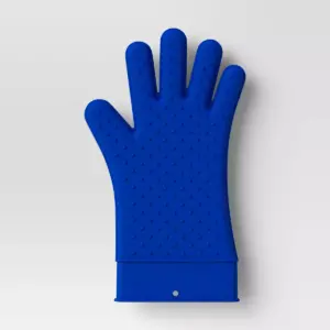 Silicone Grill Gloves Blue - Room Essentials™