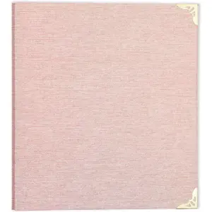 Paper Junkie Pink 3 Ring Binder with Gold Hardware for 250 Sheet Capacity (11.5 x 10.5 x 1.6 in)