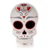 Halloween 28.0" Day Of The Dead Skull Figurine Indoor Outdoor Spooky - Novelty Sculpture Lights