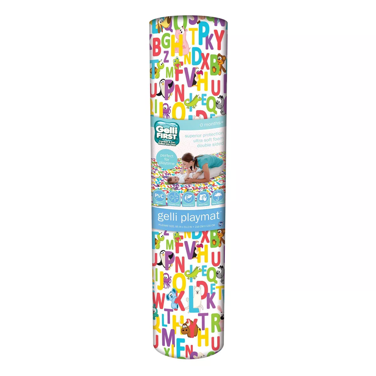 TCG Alphabet Fun Luxury Gelli Mat Playmat - 0-3 Years