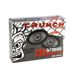 Crunch 250W Full Range 2 Way Coaxial Car Audio 5x7 by 6x8