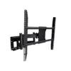 Monoprice Titan Series Full Motion Wall Mount For Extra Large 50" - 72" Inch TVs Displays, Max 300 LBS. 400x400 to 850x750, Black