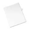 Avery Allstate-Style Legal Exhibit Side Tab Divider Title: J Letter White 25/Pack 82172
